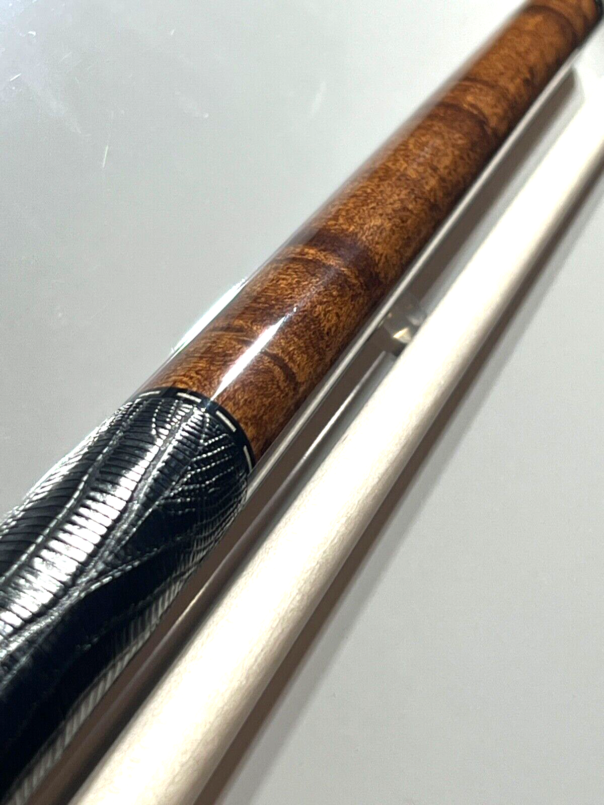 PECHAUER JP5S JP5 POOL CUE LEATHER DANISH STAIN 12.5 MM NEW SHIPS FREE FREE CASE