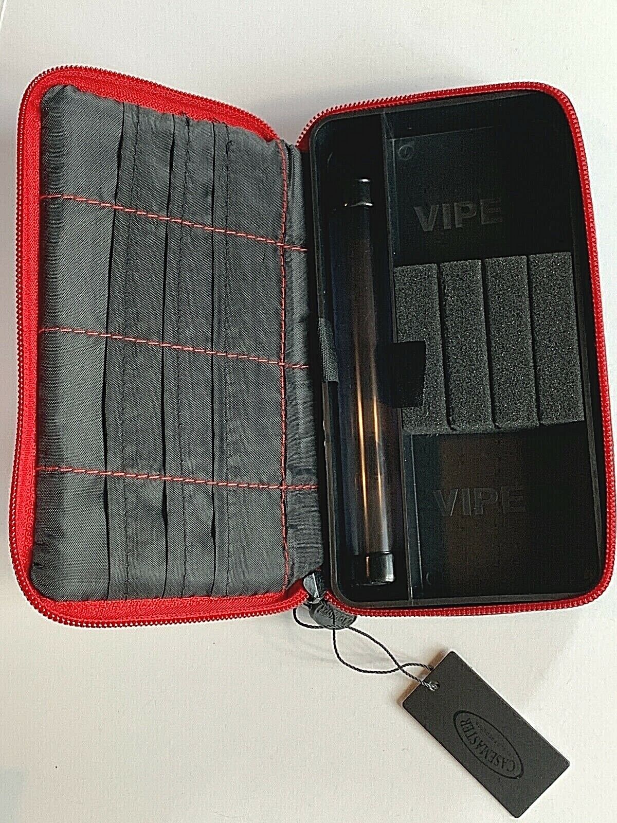 VIPER GLD PLAZMA DART CASE BLACK W/ RED TRIM BRAND NEW FREE SHIPPING N FLIGHTS