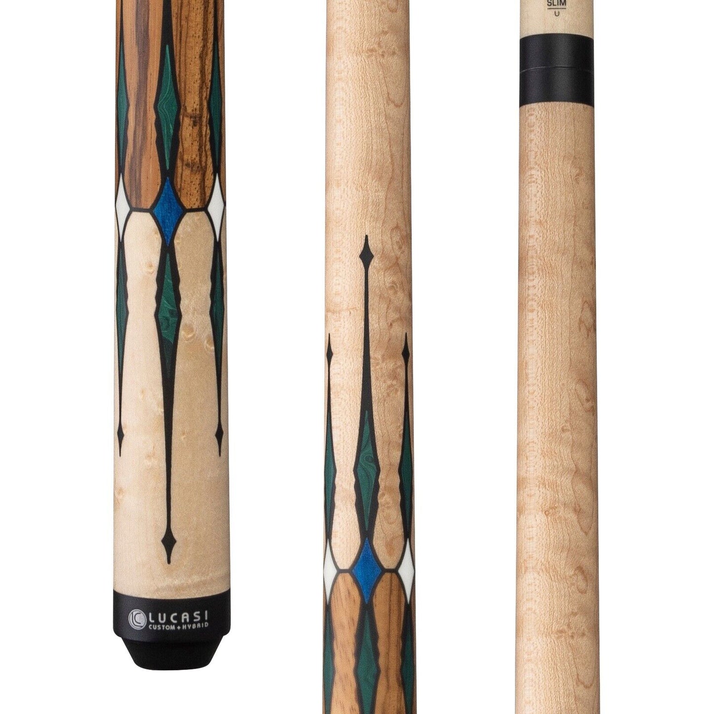 LUCASI LUX 64 CUSTOM CUE UNILOC 11.75MM LTD ONLY 150 MADE NEW FREE SHIPPING