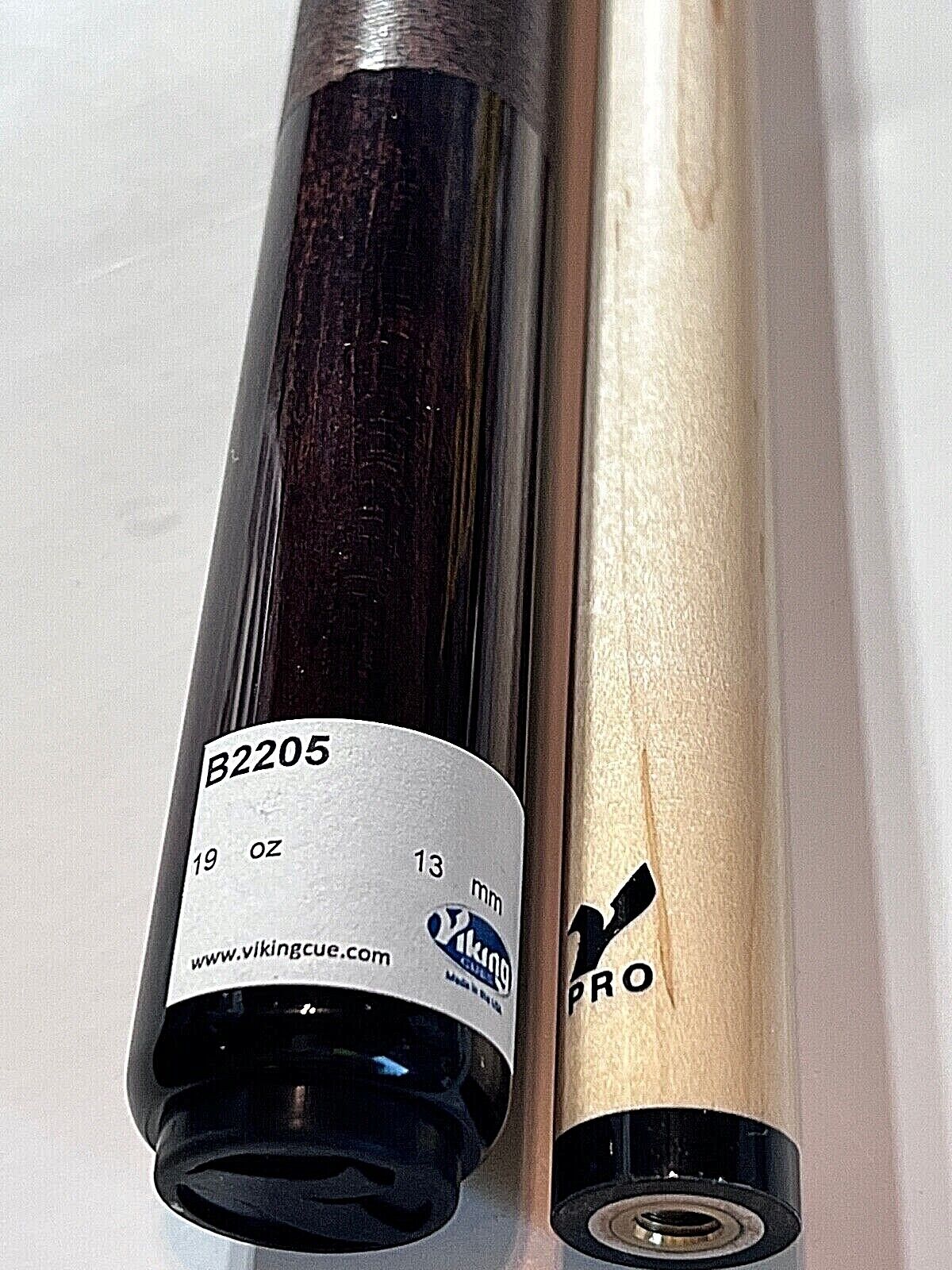 VIKING 2205 POOL CUE TIGER 13.00 MM TIP V PRO SHAFT NEW FREE SHIPPING FREE CASE