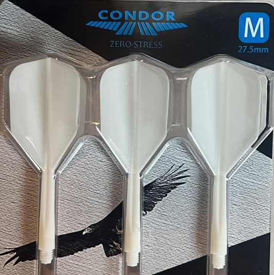 CONDOR ZERO STRESS FLIGHTS WHITE MEDIUM LENGTH  SHAPE DESIGN FAST FREE SHIPPING