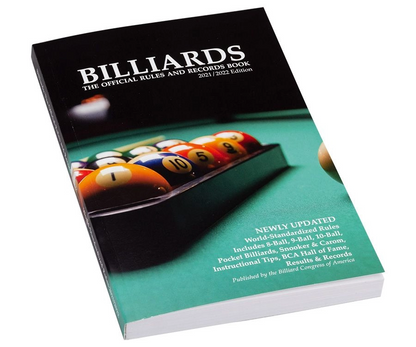 BCA OFFICIAL BILLIARDS RULE BOOK RULES FOR ALL GAMES HALL OF FAME MORE SHIPS FRE