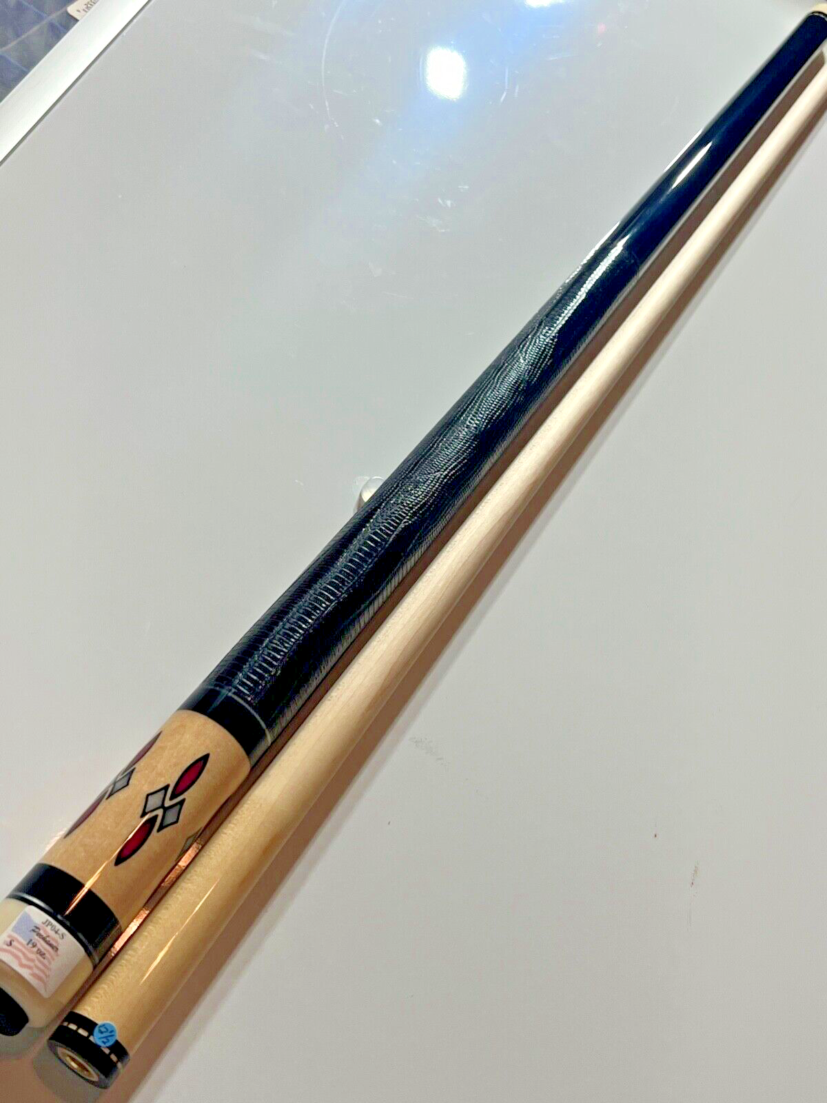 PECHAUER JP4S JP4 POOL CUE LEATHER EBONY STAIN 12.5 MM NEW SHIPS FREE FREE CASE