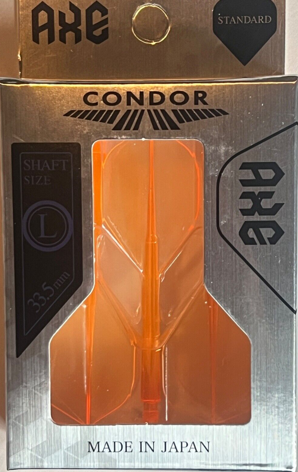 CONDOR AXE ORANGE HEAVY DUTY STANDARD FLIGHT SYSTEM LONG LENGTH 33.5M SHIPS FREE