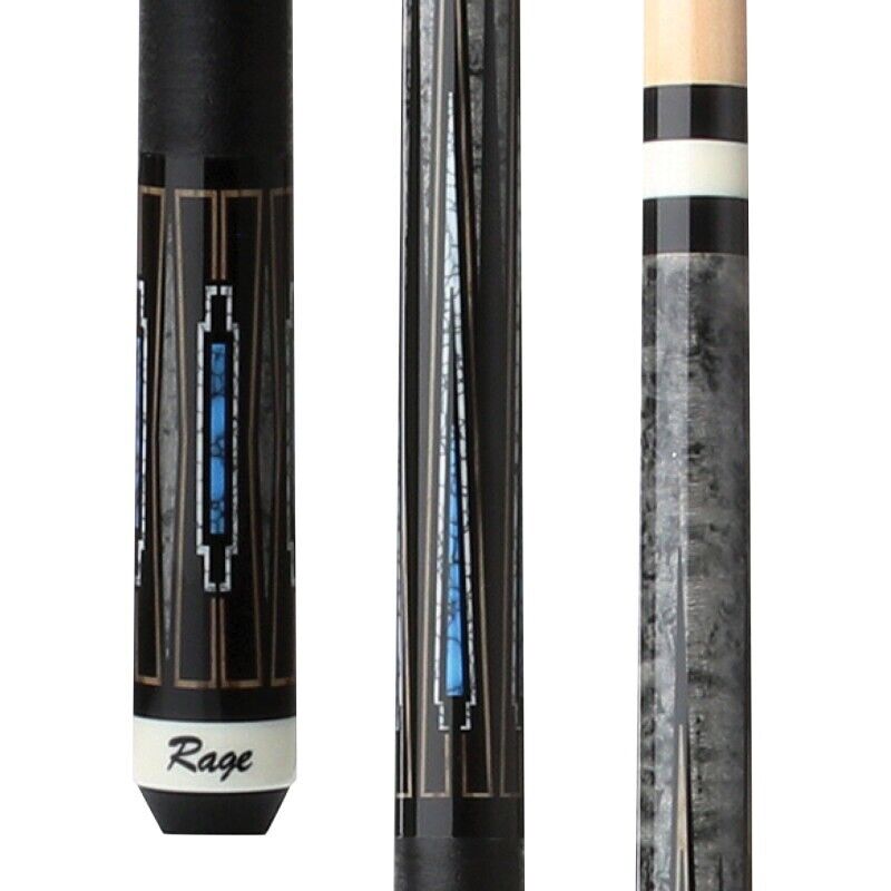 RAGE POOL CUE RG217 HARD ROCK MAPLE BRAND NEW FREE SHIPPING FREE SOFT CASE