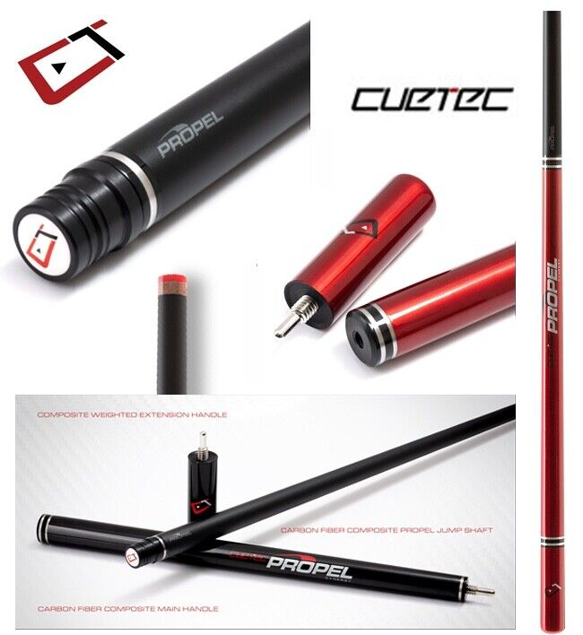 CUETEC CYNERGY RUBY RED PROPEL JUMP CUE NEW SHIPS FAST IN STOCK NOW SHIP FREE