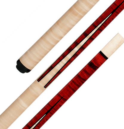 PECHAUER P02 N SERIES HUSTLER CUE WRAPLESS HANDLE NEW SHIPS FREE FREE HARD CASE