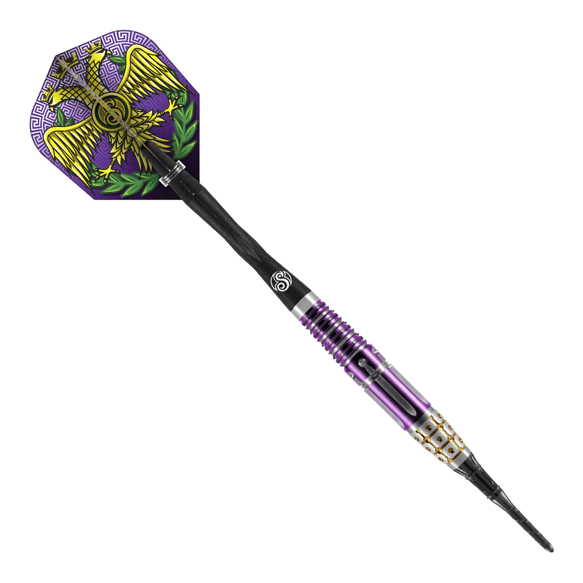 SHOT DARTS ROMAN EMPIRE CAESAR 18 GRAM SOFT TIP SHIPS FREE N FREE FLIGHTS