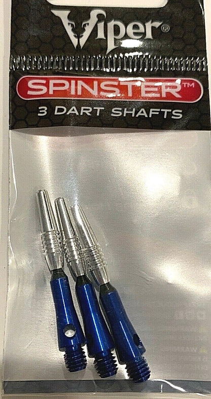 VIPER SPINSTER DART SHAFTS SHORT BLUE 35-7803-03 BRAND NEW SHIP FREE W/ ORINGS