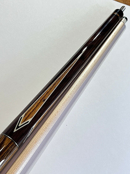 MCDERMOTT G520 EXOTIC WOOD CUE 12.25 MM TIP NEW FREE SHIPPING FREE CASE