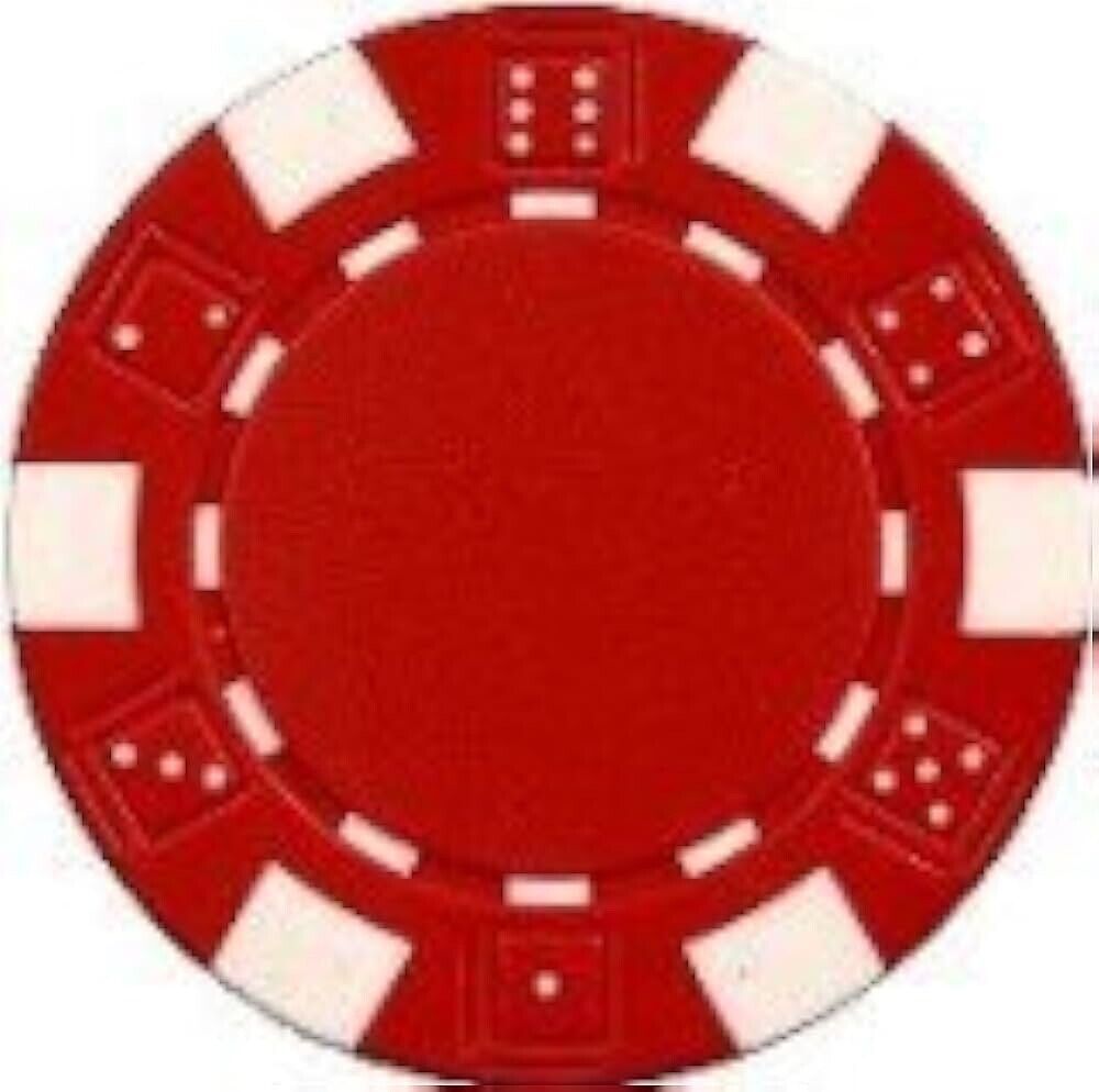 FAT CAT WHITE POKER CHIPS SLEEVE OF 50 EACH BRAND NEW SHIP FREE BELOW WHOLESALE