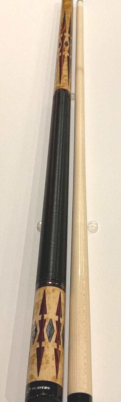 PLAYERS EXOTIC WOOD POOL CUE MODEL E2330 BRAND NEW FREE SHIPPING FREE HARD CASE