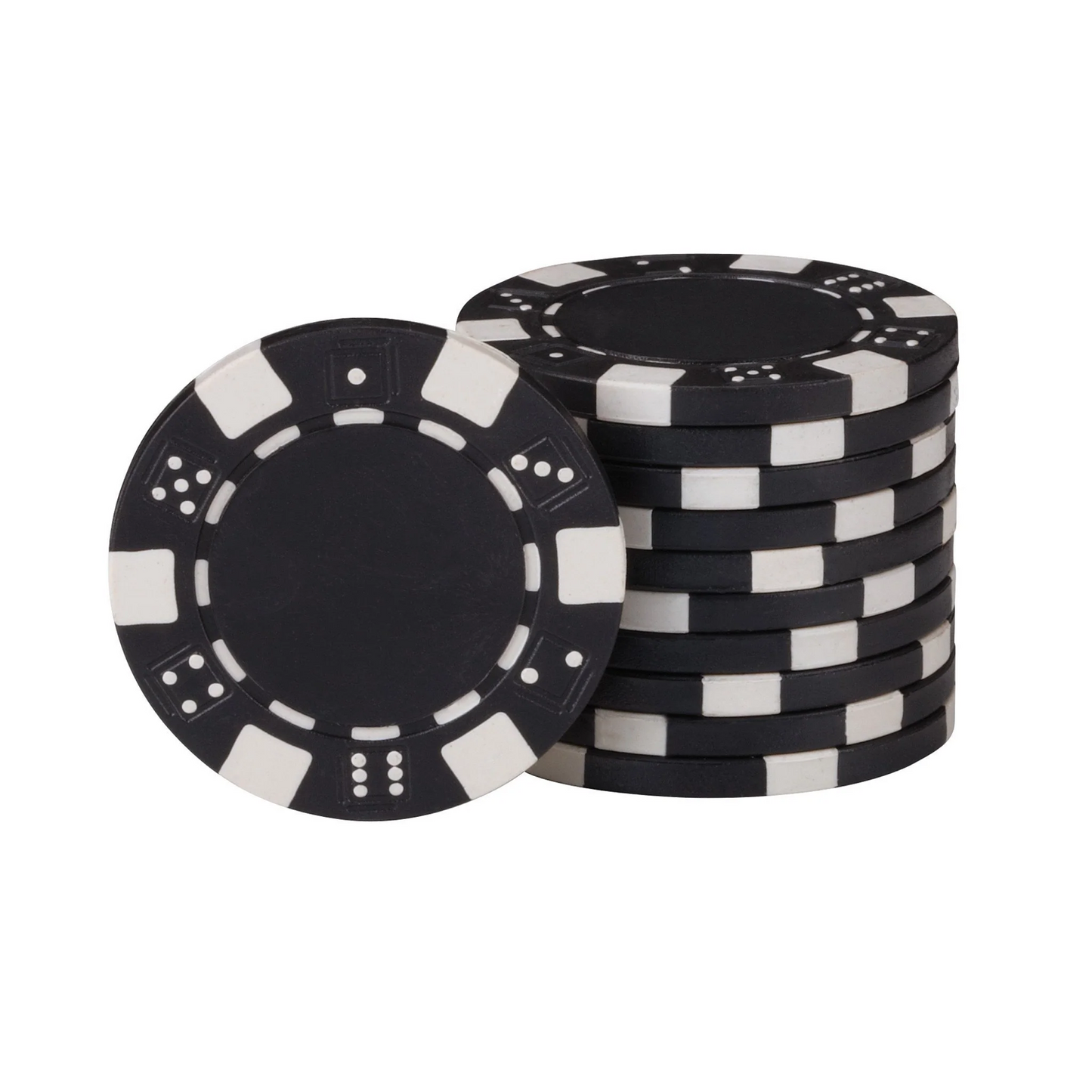 FAT CAT WHITE POKER CHIPS SLEEVE OF 50 EACH BRAND NEW SHIP FREE BELOW WHOLESALE