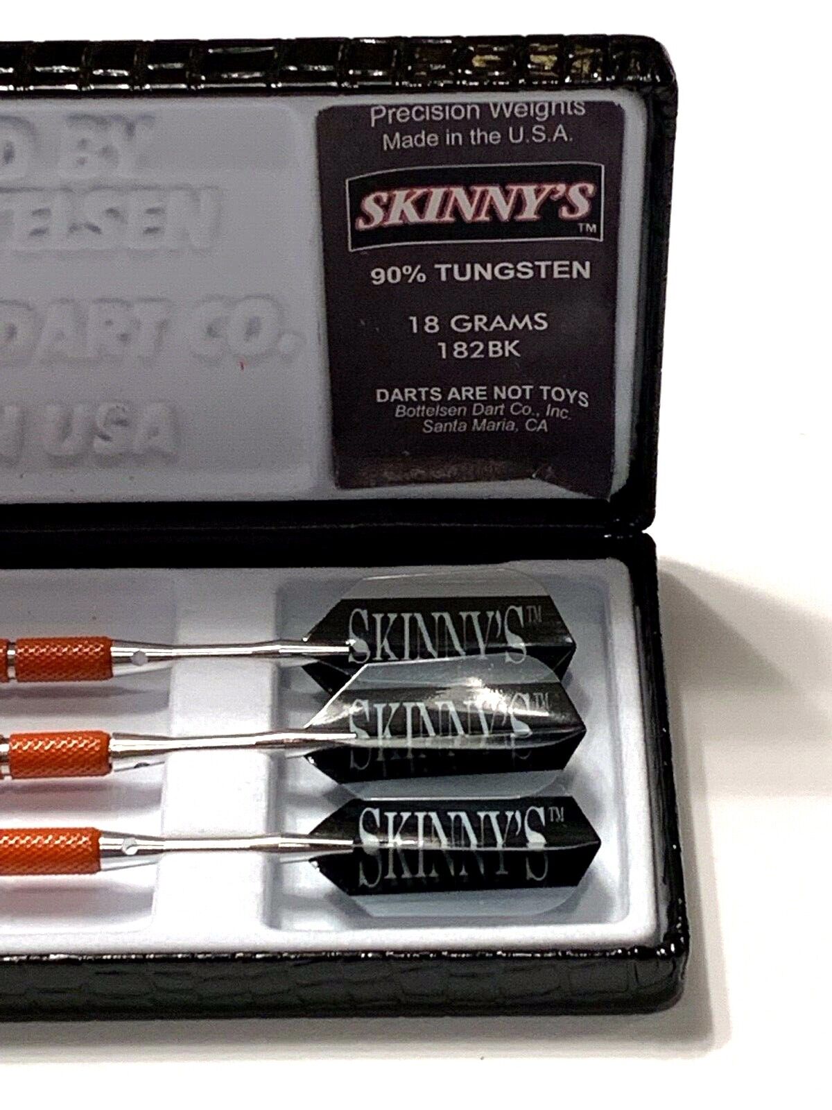 HAMMERHEAD SKINNY'S 182BK  BOTTELSEN 18 GRAM SOFT TIP FREE SHIPPING & FLIGHTS