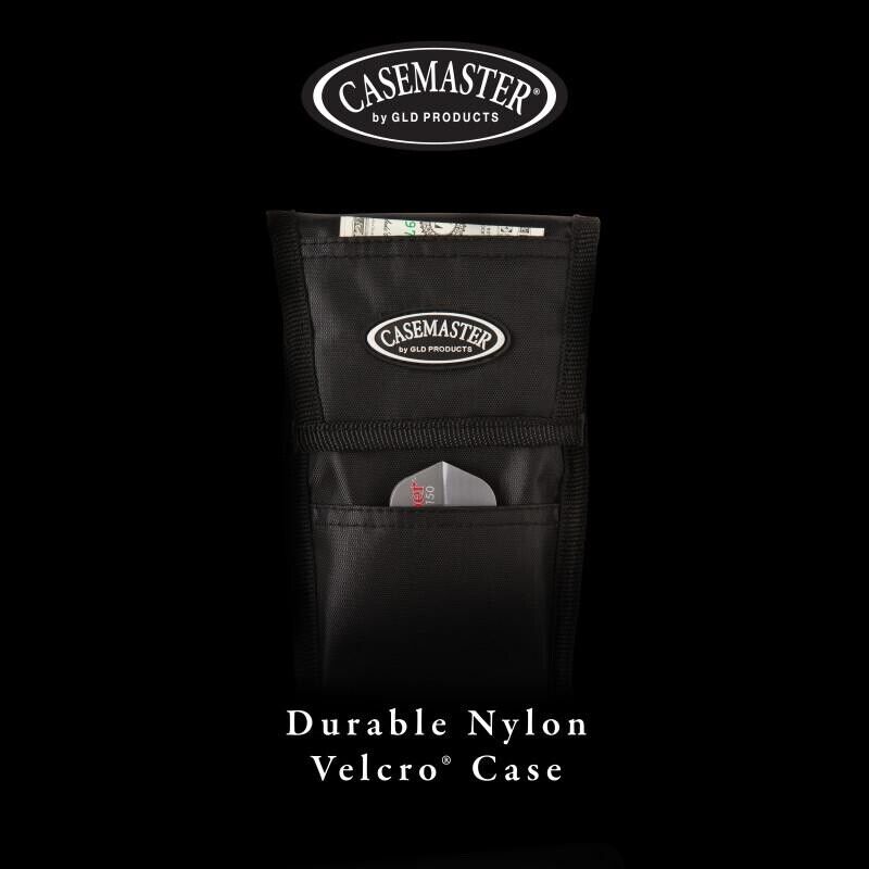 CASEMASTER SINGLE HARD BLACK DART CASE NEW FREE FLIGHTS SHIPS FREE