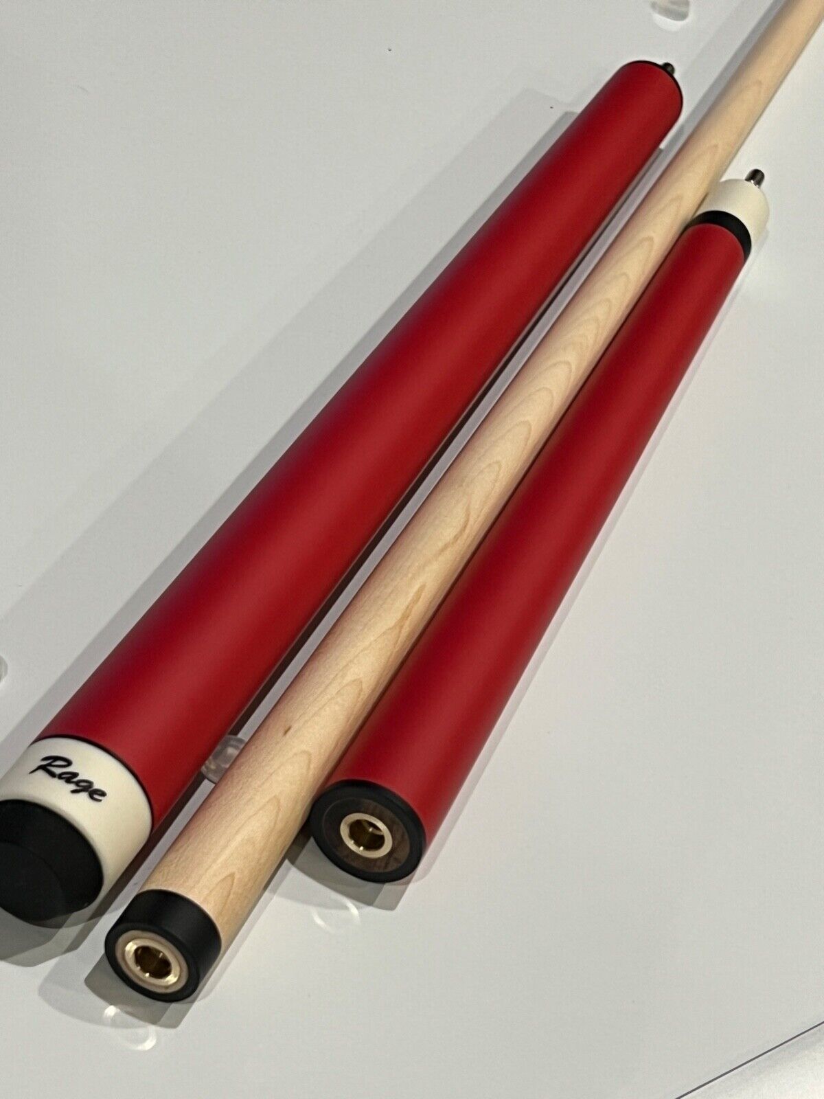 RAGE RED HEAVY HITTER BREAK JUMP CUE RGJPBB NEW FREE SHIPPING FREE HARD CASE