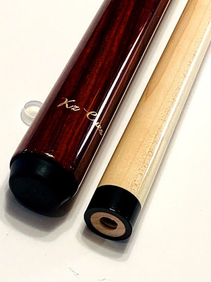 KZ CUES HUSTLER TIGER TIP EXOTIC WOOD  BRAND NEW FREE SHIPPING N FREE CASE